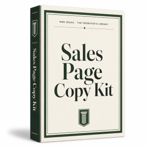 Sales Page Copy Kit — cover